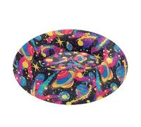Pop Art Planets Pet Dog Beds Calming Anti Anxiety fluffier Dog & Cat Cushion for Medium Size Pets Supplies