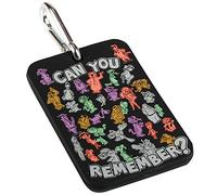 Pop Art Products Retro Luggage Tag - Hanna Barbera Collage Novelty Funky Unique Unusual Baggage Fob Strap - 1 Count, 8.5 x 5.5 cm