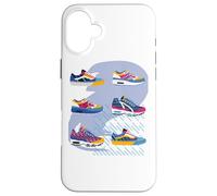 Pop Art Retro 60s 70s Vintage Graphic Artist Sneaker Shoes Case for iPhone 16 Plus