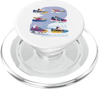 Pop Art Retro 60s 70s Vintage Graphic Artist Sneaker Shoes PopSockets PopGrip for MagSafe