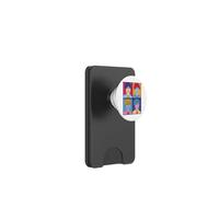 Pop Art Retro 60s Vintage Love Graphic Artist Portrait Head PopSockets PopWallet for MagSafe