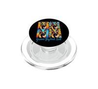 Pop Art Style German Shepherd Aunt PopSockets PopGrip for MagSafe