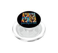 Pop Art Style German Shepherd Mom PopSockets PopGrip for MagSafe