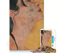 Pop Art Women Sexy 1000 Piece Jigsaw Puzzles for Adults Smart Reason Toy Quiet Fun Smooth Edge Festival Gift (50x75cm)