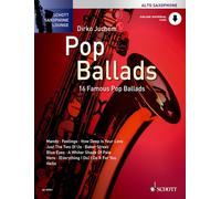 Pop Ballads: 16 Famous Pop Ballads for Alto Saxophone: 16 berühmte Pop-Balladen. Alt-Saxophon.