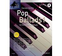 Pop Ballads Vol. 1 piano (easy - intermediate) with Online material 16 Famous Po