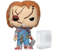 POP Bride of Chucky - Chucky Funko Pop! Vinyl Figure (Bundled with Compatible Pop Box Protector Case), Multicolor, 3.75 inches, Orange