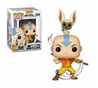 Avatar the Last Airbender Aang With Momo Pop Animation #534 Vinyl Figure Funko