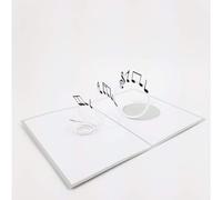 3D Musical Note Pop Up Card, Music Lovers - Happy Birthday Pop Up Card, Congratulations Card, Retirement - Gift, Musician, Graduation, Celebrations | Pop Card Express