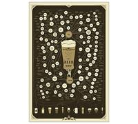 Pop Chart Lab Beer Types Poster - The Very Many Varieties of Beer By - Brown / Large 24x36 - Unframed Poster
