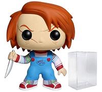 POP Child's Play 2 - Chucky Funko Pop! Vinyl Figure (Bundled with Compatible Pop Box Protector Case), Multicolor, 3.75 inches