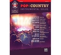 Pop & Country Instrumental Solos Clarinet: Level 2-3 (Alfred's Instrumental Play-Along)