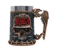 Pop culture & Characters Officially Licensed Slayer Eagle Helmet Skull Logo Tankard - Stainless Steel / Resin