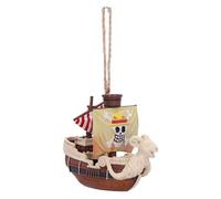 Nemesis Now One Piece Going Merry Hanging Ornament 7.5cm - Hand-Painted Resin Pirate Ship Model from Netflix Live-Action Series, Loop String Included