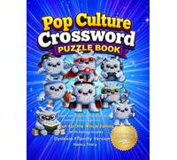 Pop Culture Crossword Puzzle Book: Kids will love working together on these Dyslexia-friendly puzzles (Kids Adventure Crossword puzzle Books)