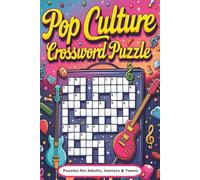 Pop Culture Crossword Puzzle: Crossword Puzzles with easy to Read Print about, Pop Culture, Gen Z culture, A-to-Gen Z and More | 6x9 inches, 120 pages ... Gift for Vacations, Holidays and Relaxation