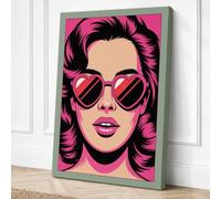 Pop Culture Icon Pop Art Canvas Wall Art Print 24x16 Inch