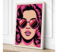 Pop Culture Icon Pop Art Canvas Wall Art Print 24x16 Inch (61 x 41 cm)