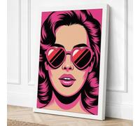 Pop Culture Icon Pop Art Canvas Wall Art Print 30x20 Inch (76 x 51 cm)