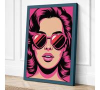 Pop Culture Icon Pop Art Canvas Wall Art Print 36x24 Inch (91 x 61 cm)