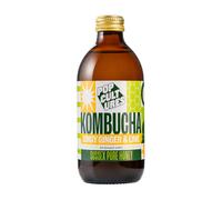Pop Cultures Zing Ginger Kombucha - Luxury Non Alcoholic Drink, Case of Six Bottles