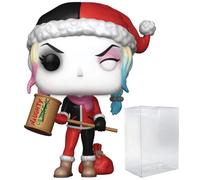 POP DC Heroes: Holiday 2024 - Harley Quinn Funko Vinyl Figure (Bundled with Compatible Box Protector Case), Multicolored, 3.75 inches