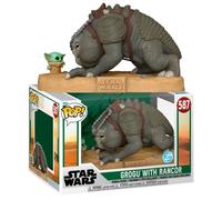Pop Deluxe Star Wars: The Book of Boba Fett - Grogu with Rancor Exclusive #587