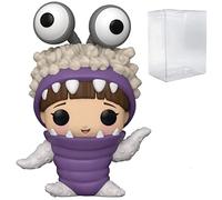 POP Disney Pixar: Monsters Inc. 20th - Boo with Hood Up Funko Vinyl Figure (Bundled with Compatible Box Protector Case)