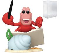 POP Disney: The Little Mermaid - Sebastian Entertainment Earth Exclusive Funko Vinyl Figure (Bundled with Compatible Box Protector Case), Multicolored, 3.75 inches