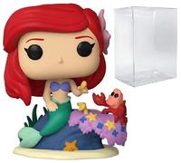 POP Disney Ultimate Princess: The Little Mermaid - Ariel Funko Vinyl Figure (Bundled with Compatible Box Protector Case), Multicolored, 3.75 inches