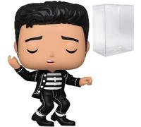 POP Elvis - Jailhouse Rock Funko Vinyl Figure (Bundled with Compatible Box Protector Case), 3.75 ''