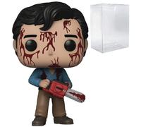 POP Evil Dead 40th Anniversary - Bloody Ash Limited Edition Chase Funko Vinyl Figure (Bundled with Compatible Box Protector Case)