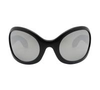 Pop Fashionwear Unisex Color Bug Eye Sunglasses Retro Rave Shades, Mirror, size_name