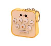 Pop Fidget Bag Charm - Mole Game Keychain, Stress Reduction Cute Glowing Accessory, Collectible Kids Toy Accessory Glow, Portable Bag Decoration For Kids Adults Children School Travel Fun Sensory Toy