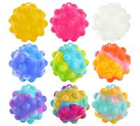 Pop Fidget Toys Its Ball Toy 4 PCS 3D Stress Balls It Pop Fidgets Pack Party Favors for Kids Toys Autism Sensory Toys Bulk Squeeze Toys Toddler Toys for Boys Adult Stress Relief Easter Basket Stuffers