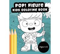 Pop! Figure: Kids Coloring Book, Animals, Space, Jungle, Super Hero, Children, 4-8 years