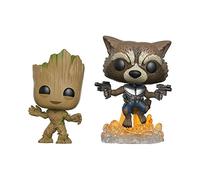 POP! Figures SetVinyl Mavel Guardians of the Galaxy 2 Young Groot and Rocket Raccoon