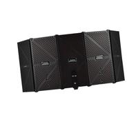 Pop Filter For Microphone, Microphone Wind Screen Foldable Outdoor Soundproof Cover Five Door Acoustic Panels For Recording and Singing Outdoors (Red)