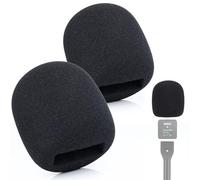 Pop Filter for Rode Wireless Go 2 - Rode Wireless Mic Cover Compatible with Rode Wireless Pro, Improving Sound Quality,Pop Filter for Rode Wireless Go,Rode Wireless GO 2,Wireless Pro for SUNMON（2PC）