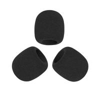 Pop Filter/Windscreen for Shure SM58 SM58S SM58LC SM58-CN SM58-X2U SM48 Beta-58A Microphones, Foam Mic Cover for Filtering Plosives, Hissing Noise and Other Ambient Noise(Pack of 3, Black)