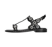 POP Flat Sandal - female - ASH - Flat Sandals - Black - 7 UK - Shoes 7 UK