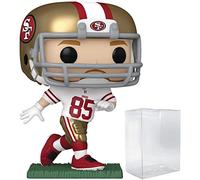 POP Football: 49ers - George Kittle Funko Vinyl Figure (Bundled with Compatible Box Protector Case), Multicolor, 3.75 inches