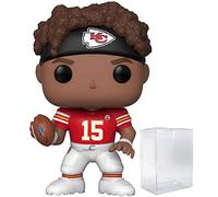 POP Football: Chiefs - Patrick Mahomes II Funko Vinyl Figure (Bundled with Compatible Box Protector Case), Multicolor, 3.75 inches
