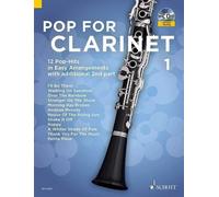 Pop For Clarinet 1 Vol. 1 1-2 clarinets (easy) with Online material 12 Pop-Hits