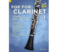 Pop For Clarinet Band 1 Book and CD 1-2 Clarinets Schott Music