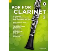 Pop for Clarinet Vol. 2 - 12 Pop Hits in Easy Arrangements - Sheet Music - 1-2 Clarinets (ED 22575D): 12 Pop-Hits in Easy Arrangements with additional 2nd part