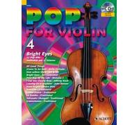 Pop for Violin Vol. 4 1-2 violins (easy) with CD Bright Eyes Schott Music Saddle