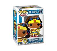 Funko POP! DC Holiday: Wonder Woman Gingerbread - Figurine | Official Superheroes Merch - Collectable Vinyl Figurine for Shelf Display - Birthday Gift Idea for Fans and Collectors