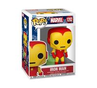 POP Funko Marvel: Holiday - Iron Man with Bag | Official Superheroes Merch - Collectable Vinyl Figurine for Shelf Display - Birthday Gift Idea for Fans and Collectors