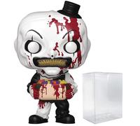 POP Funko Movies: Terrifier - Art the Clown with Head Vinyl Figure | Bundled with Compatible Box Protector Case, Multicolor, 3.75 Inches